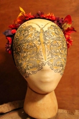 Wildflower & butterfly fairy headband
