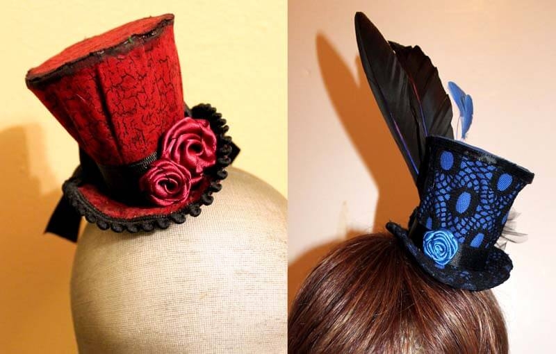 Red & Blue Tiny Top Hats