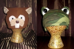 Beaver & Frog Hats