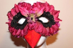 Fuchsia Orchid Bird Mask